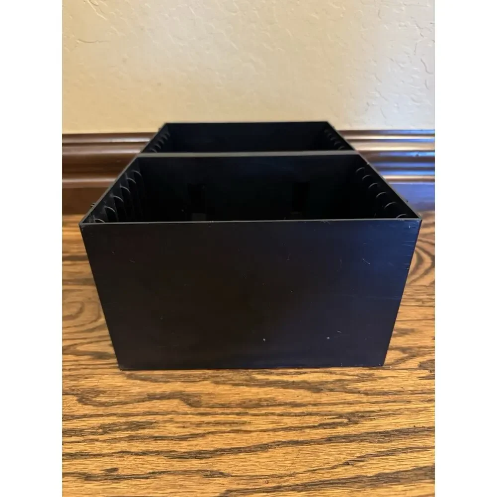 Case Logic 14 DVD Hard Plastic Storage Rack Wall Mount Holder Black